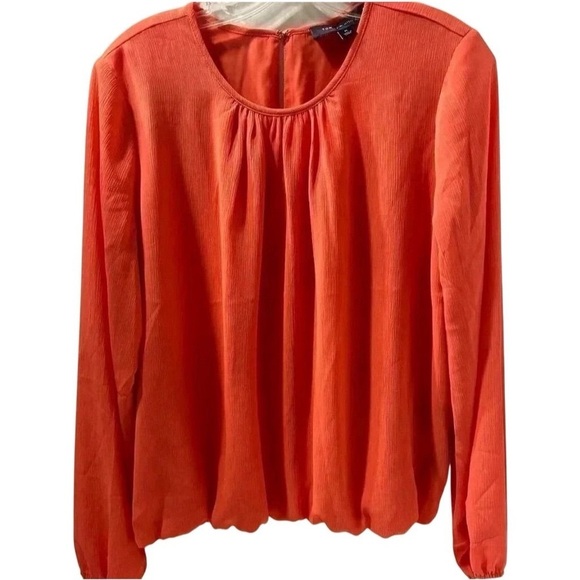 TOMMY HILFIGER Women’s Bubble Blouse- Pink Size Medium - Picture 1 of 11